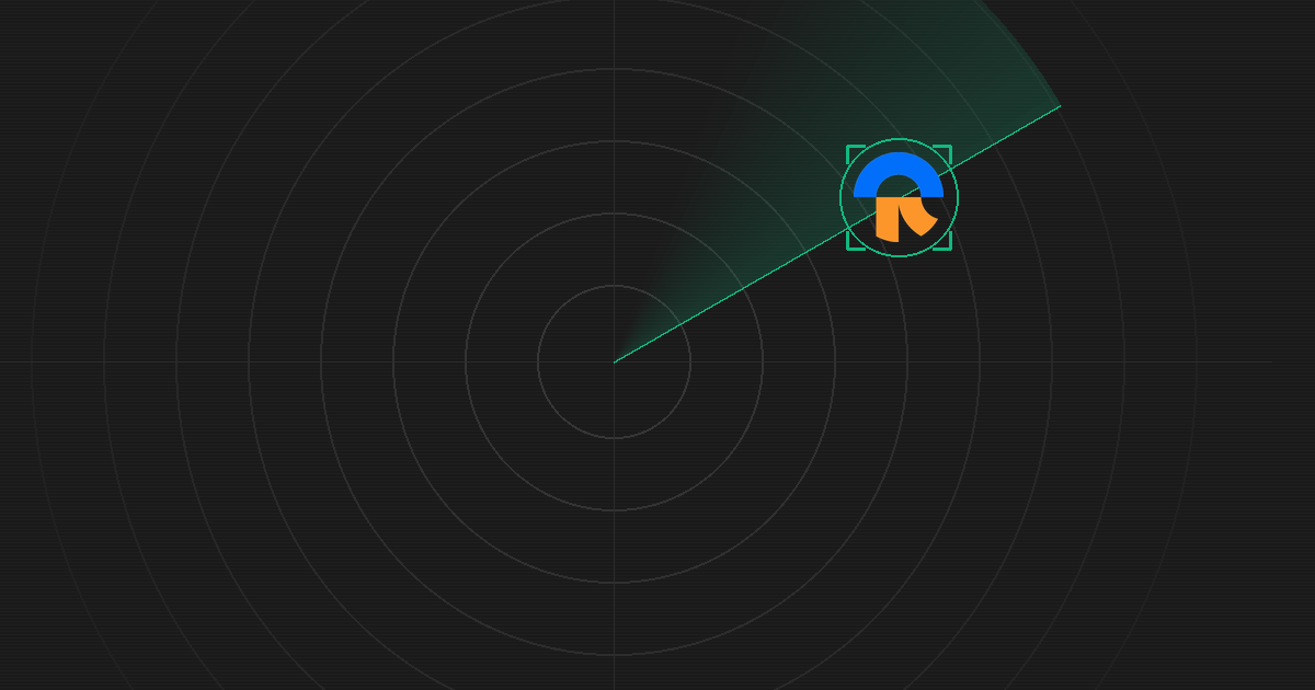 A radar sweep locking onto the Crypto Asset Recovery mark